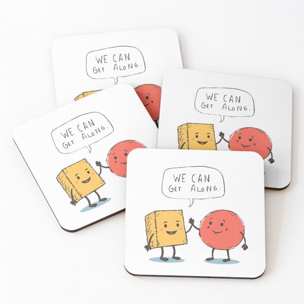 Item preview, Getting along Cartoon designed and sold by DesignAFind.