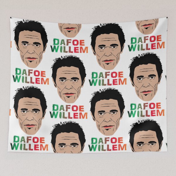 Item preview, Willem Dafoe illustration designed and sold by ZooStateofMind.
