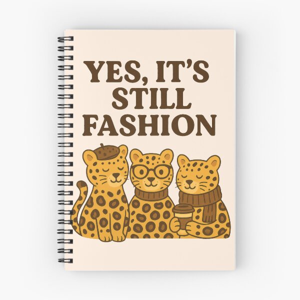 Item preview, Yes, It’s Still Fashion – Funny Leopard Print Cats designed and sold by Ombrya.