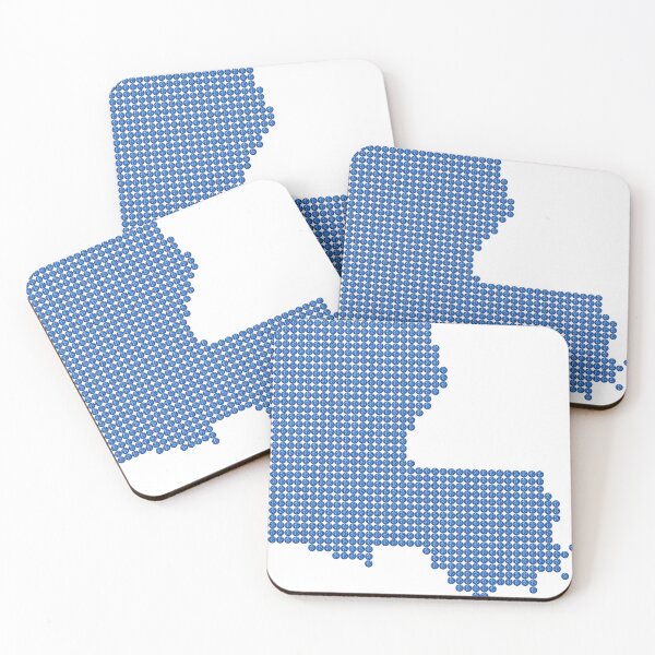 Item preview, Blue Rhinestone Louisiana designed and sold by TheIconSmith.