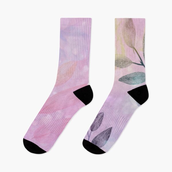 Item preview, Soft-toned abstract leaves designed and sold by anytka.