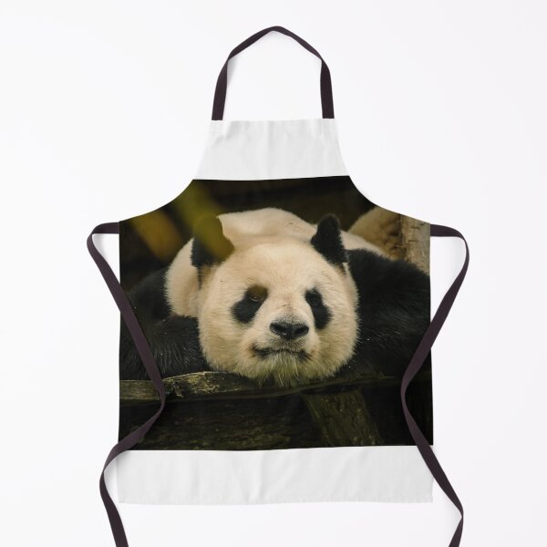Item preview, Peaceful Giant Panda Resting on a Log — Zen and Nature Wildlife Photography designed and sold by Anyhnto.