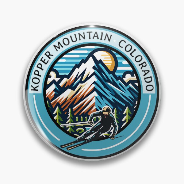 Artikelvorschau, Kopper Mountain Colorado – Ski-Abzeichen, Aufkleber und mehr entworfen und verkauft von designkb.