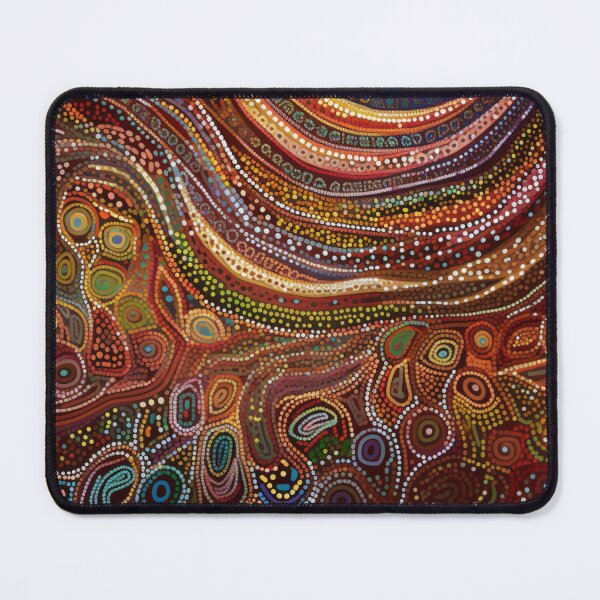 Item preview, Aboriginal Inspired Dot Art - Earth Corrosion designed and sold by GrinGalore.