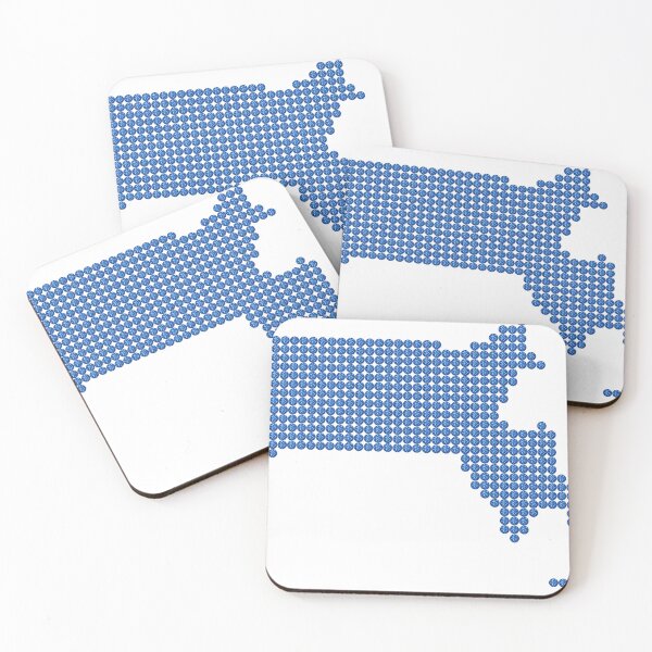 Item preview, Blue Rhinestone Massachusetts designed and sold by TheIconSmith.