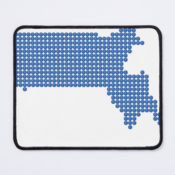 Item preview, Blue Rhinestone Massachusetts designed and sold by TheIconSmith.