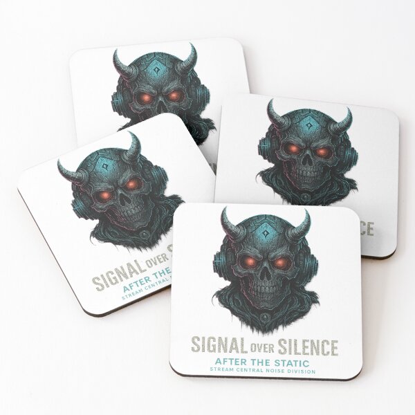 Item preview, Signal Over Silence // After the Static - Metal Edition designed and sold by ChaosCrewCo.