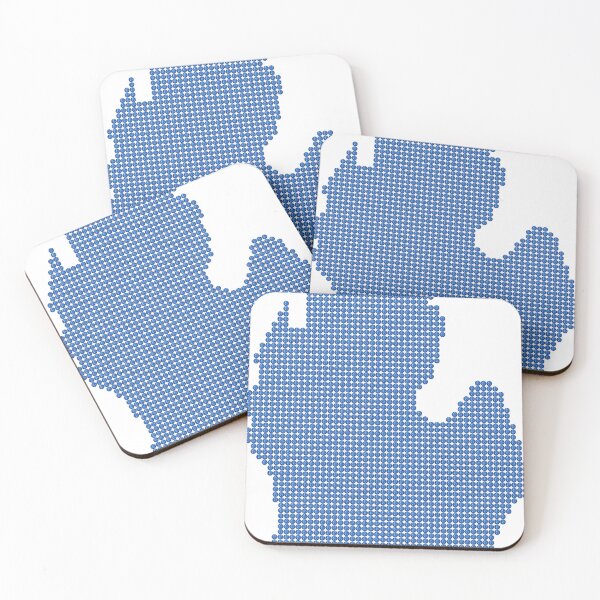 Item preview, Blue Rhinestone Michigan designed and sold by TheIconSmith.