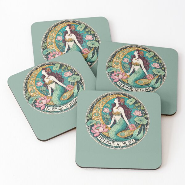 Item preview, Mermaid at Heart designed and sold by FrictionMaxxing.