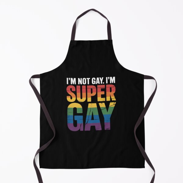 Item preview, I'm Not Gay I'm Super Gay LGBT Pride Rainbow designed and sold by HaileyRobel.