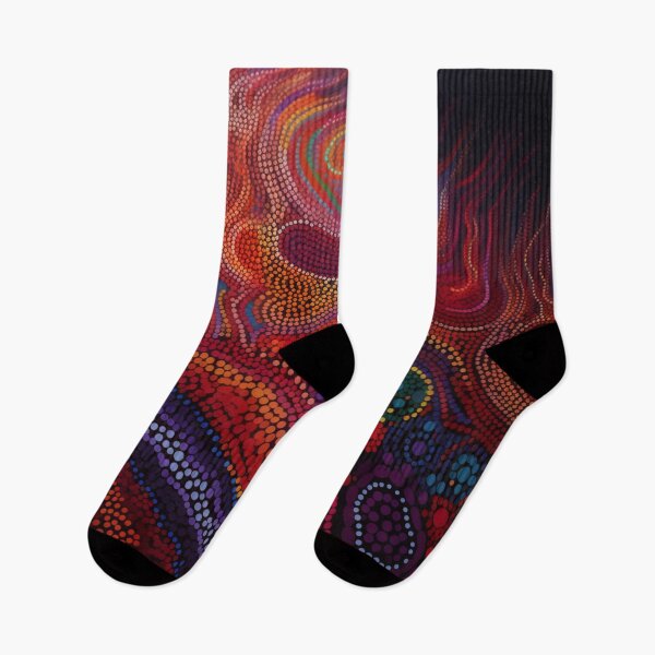 Item preview, Aboriginal Inspired Dot Art - Pure Lava Energy designed and sold by GrinGalore.