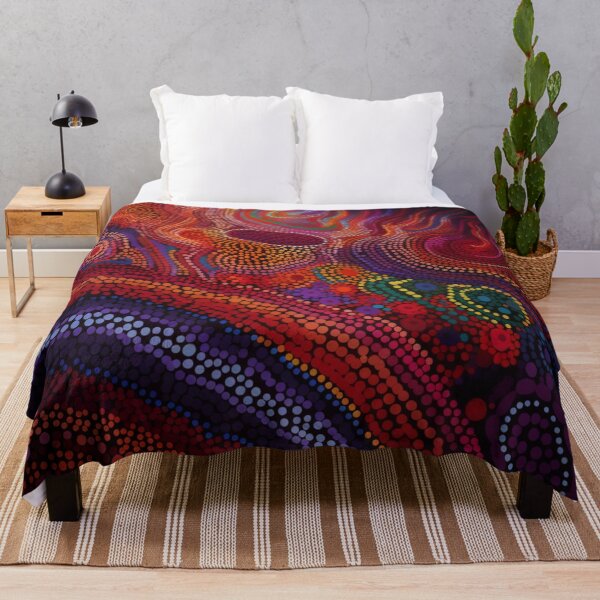 Item preview, Aboriginal Inspired Dot Art - Pure Lava Energy designed and sold by GrinGalore.