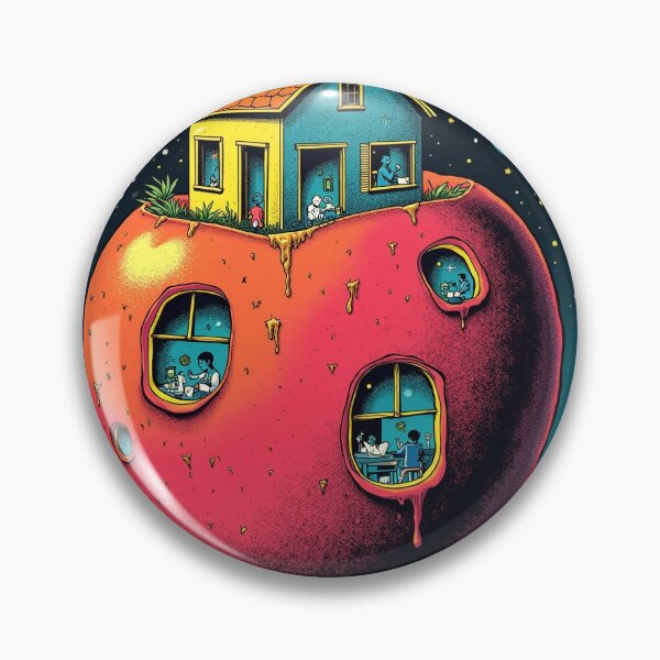 Item preview, Cosmic Apple Metropolis designed and sold by PictorialWhimsy.