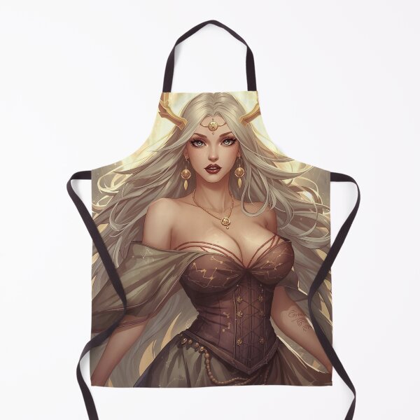 Item preview, Celestial Goddess – Fantasy Cottagecore Enchantress with Flowing Hair and Starlit Grace designed and sold by MissSaylor.