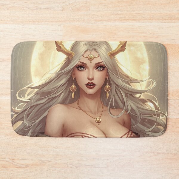 Item preview, Celestial Goddess – Fantasy Cottagecore Enchantress with Flowing Hair and Starlit Grace designed and sold by MissSaylor.