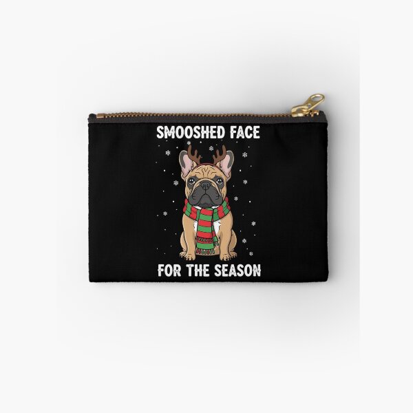 Item preview, Smooshed Face for the Season – Funny French Bulldog Christmas Design for Holiday T-Shirts, Hoodies & Gifts designed and sold by graphicnew.