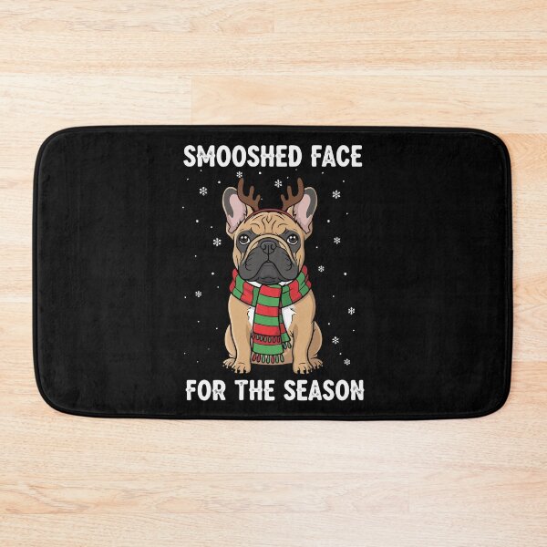 Item preview, Smooshed Face for the Season – Funny French Bulldog Christmas Design for Holiday T-Shirts, Hoodies & Gifts designed and sold by graphicnew.