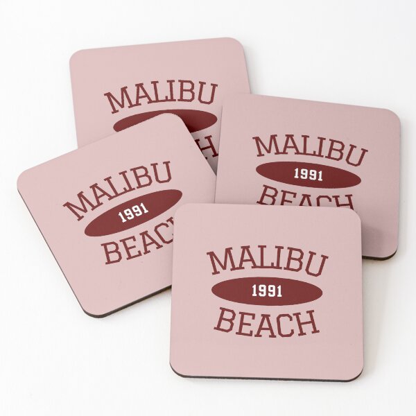 Item preview, Malibu Beach 1991 Vintage Design designed and sold by EstlandShop.