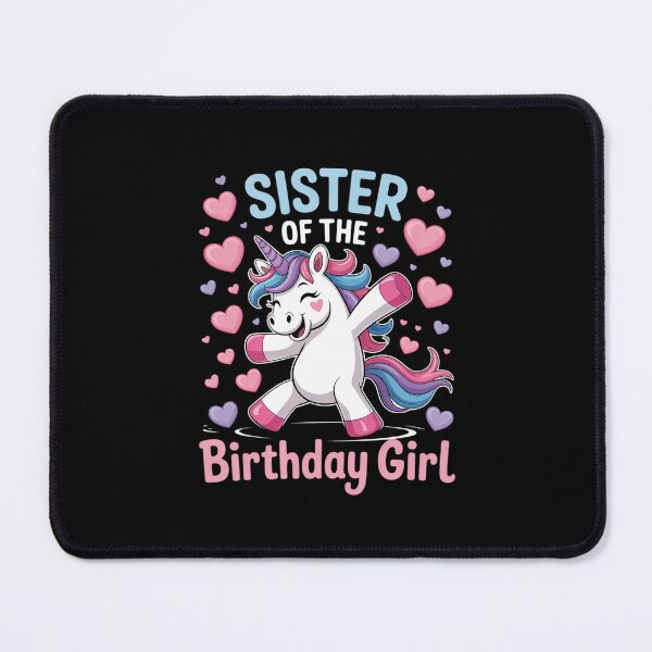 Item preview, Sister of the Birthday Girl Flossing Unicorn Sister 1 designed and sold by MonsterBuddiess.