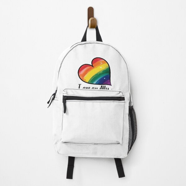 Item preview, I Am An Ally Heart Gay Rainbow Pride LGBTQ Support designed and sold by khorbiasieno.