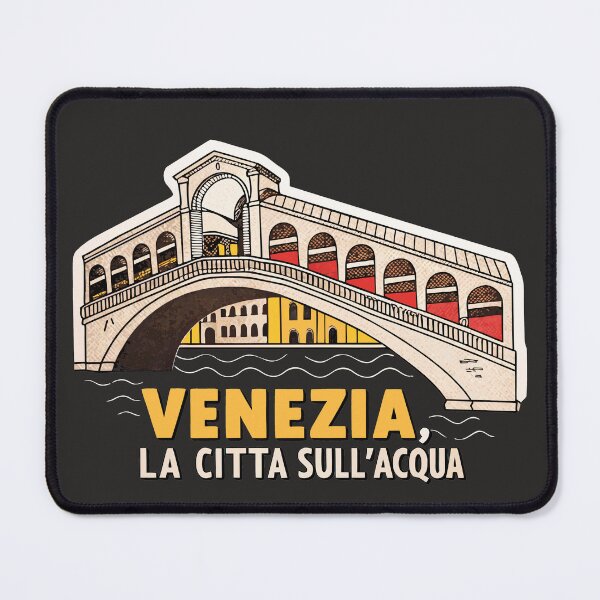 Item preview, Venice Rialto Bridge City on Water Art designed and sold by kacperartdesign.