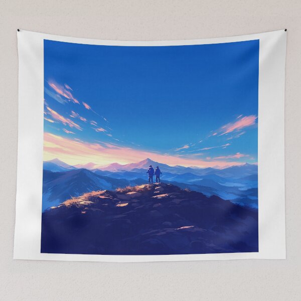 Item preview, Hikers at the Edge of Dawn designed and sold by Christian Weiss.