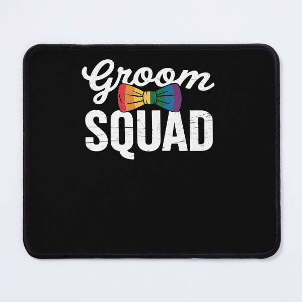 Item preview, Groom Squad Shirt LGBT Pride Gay Bachelor Wedding designed and sold by AmparoBoyle.