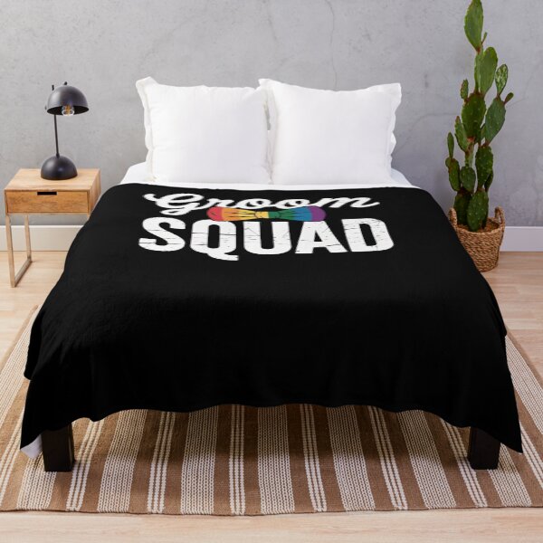 Item preview, Groom Squad Shirt LGBT Pride Gay Bachelor Wedding designed and sold by AmparoBoyle.