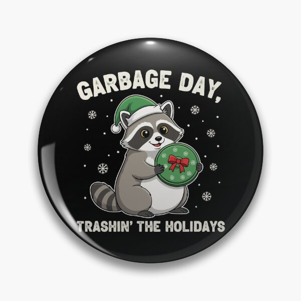 Item preview, Garbage Day Trashin’ the Holidays – Funny Raccoon Christmas Design for Holiday T-Shirts, Hoodies & Gifts designed and sold by graphicnew.