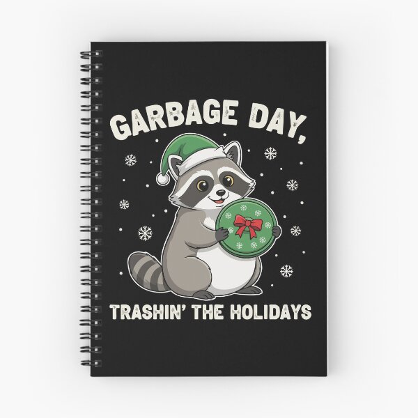 Item preview, Garbage Day Trashin’ the Holidays – Funny Raccoon Christmas Design for Holiday T-Shirts, Hoodies & Gifts designed and sold by graphicnew.