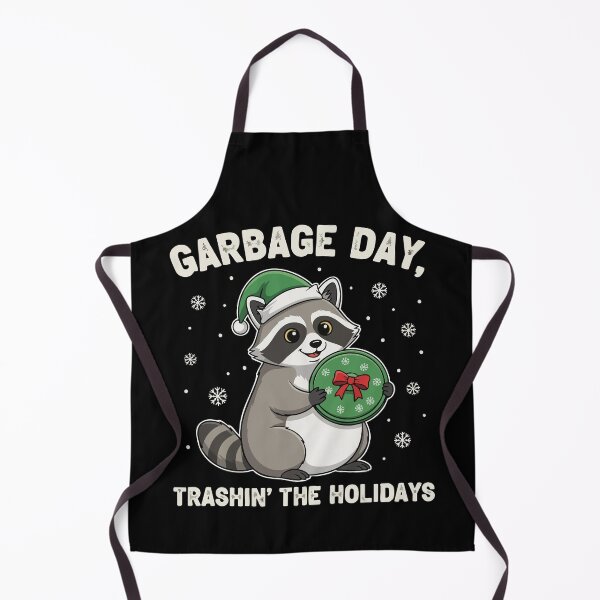 Item preview, Garbage Day Trashin’ the Holidays – Funny Raccoon Christmas Design for Holiday T-Shirts, Hoodies & Gifts designed and sold by graphicnew.
