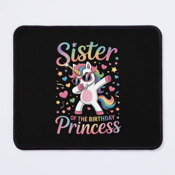 Item preview, Sister of the Birthday Princess Girl Flossing Unicorn Sister designed and sold by MonsterBuddiess.