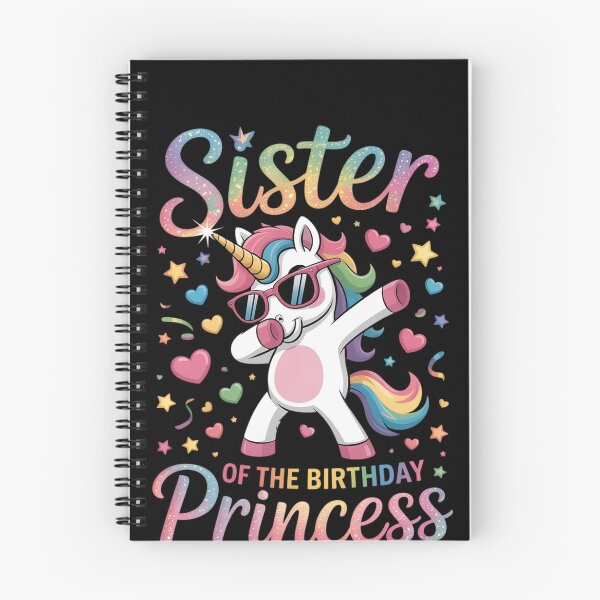 Item preview, Sister of the Birthday Princess Girl Flossing Unicorn Sister designed and sold by MonsterBuddiess.