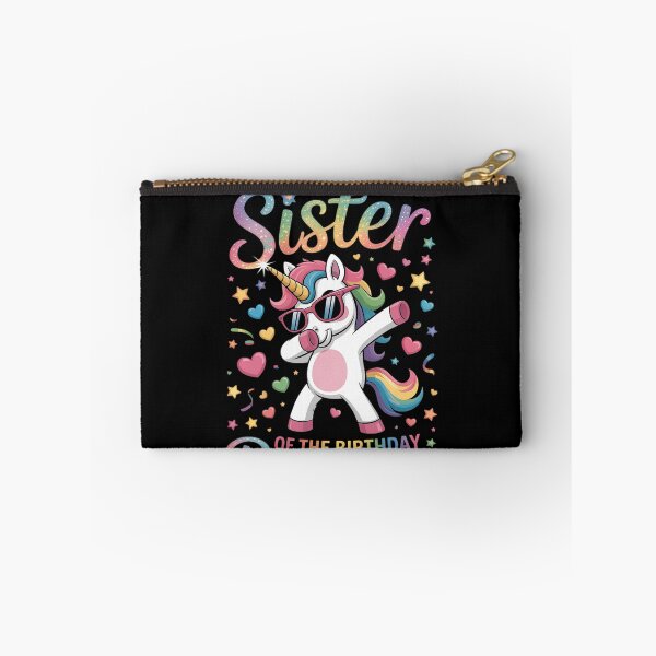 Item preview, Sister of the Birthday Princess Girl Flossing Unicorn Sister designed and sold by MonsterBuddiess.
