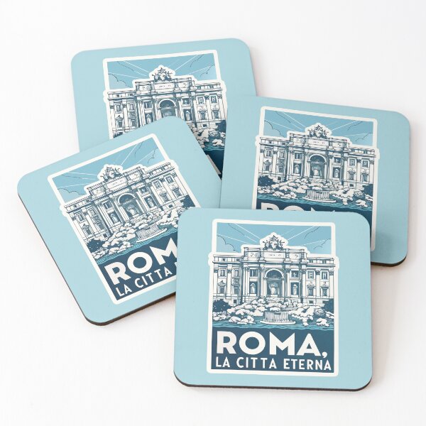 Item preview, Rome Trevi Fountain The Eternal City Italian Art designed and sold by kacperartdesign.