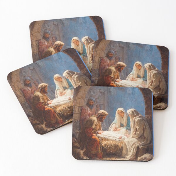 Item preview, Peaceful Nativity Scene in Stone Arch designed and sold by christmas-xmas.