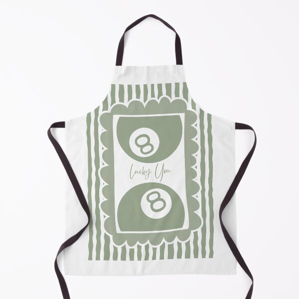 Item preview, Lucky You 8 Ball in Sage Green designed and sold by Dondonmart.