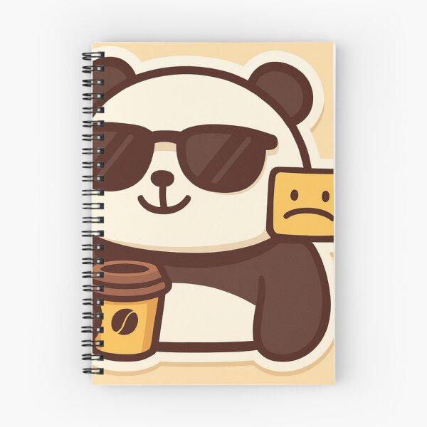 Item preview, Barely Functioning but Still Cute | Funny Panda Coffee Quote designed and sold by Still Breathing Studio.