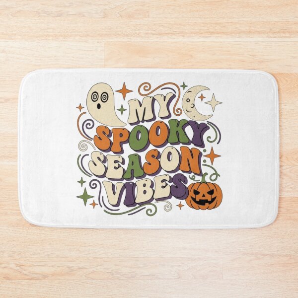 Item preview, My Spooky Season Vibes Retro Groovy 70s Halloween Ghost designed and sold by Cellara91.