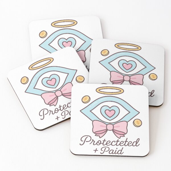 Item preview, Protected + Paid Money Charm Sticker | Cute Evil Eye Money Protection | Soft Wealth Luck Aesthetic | Feminine Abundance Spell designed and sold by HerDreamCodes.