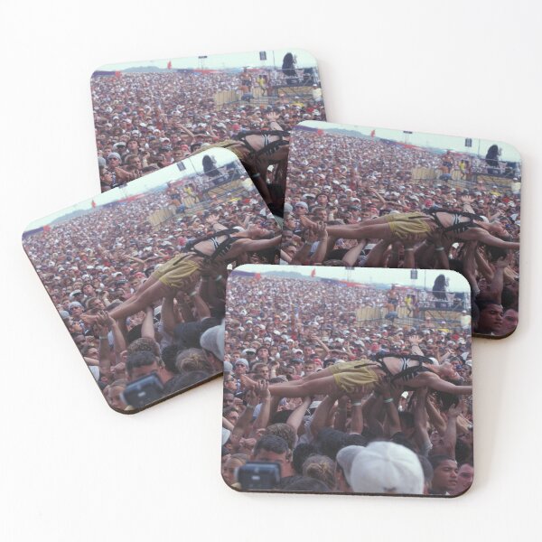 Item preview, A Concert Fan Body Surfing Across The Massive Crowd At Woodstock 99 - Photograph designed and sold by ConcertImages.