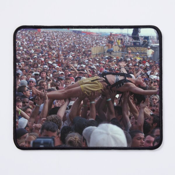 Item preview, A Concert Fan Body Surfing Across The Massive Crowd At Woodstock 99 - Photograph designed and sold by ConcertImages.