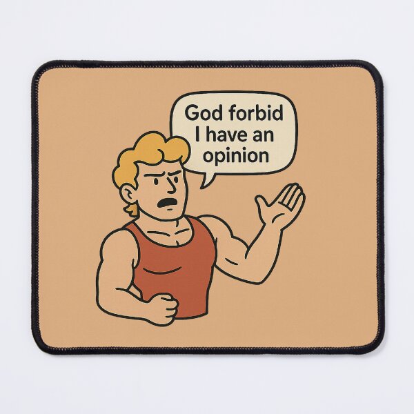Item preview, God Forbid a Himbo Pontificate designed and sold by Bratak.