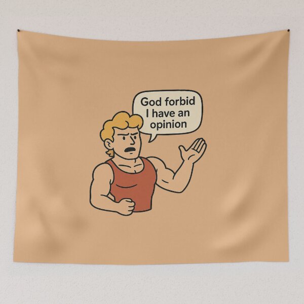 Item preview, God Forbid a Himbo Pontificate designed and sold by Bratak.