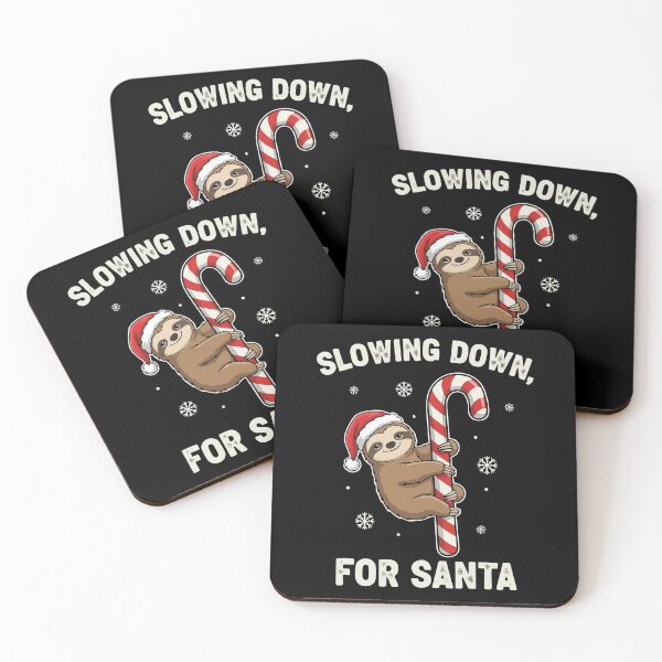 Item preview, Slowing Down for Santa – Funny Sloth Christmas Design for Holiday T-Shirts, Hoodies & Gifts designed and sold by graphicnew.