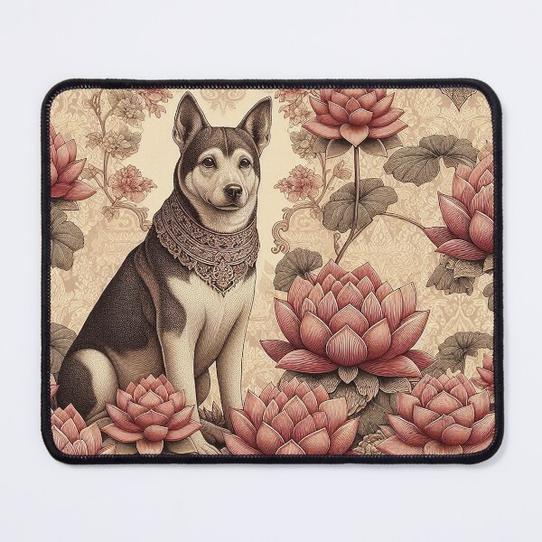 Item preview, Thai Flower Pattern Dog designed and sold by Vanich-Panich.