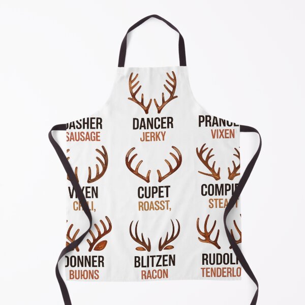 Item preview, Humorous Christmas Reindeer Butcher Chart designed and sold by BANKACEM.STORE.