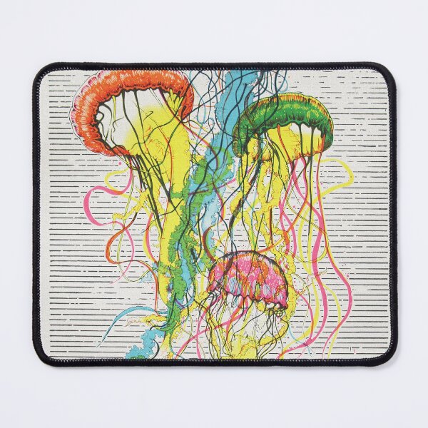 Item preview, Aesthetic Impalla Jellyfish With Psychedelic Style designed and sold by yamancay85.