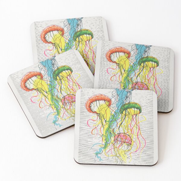 Item preview, Aesthetic Impalla Jellyfish With Psychedelic Style designed and sold by yamancay85.