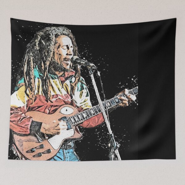 Artikelvorschau, Bob Marley Reggae entworfen und verkauft von SiksisArt.